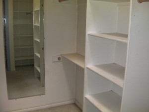 Before - Walk-in Closet