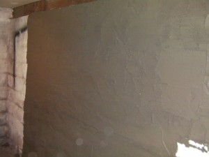 Before - Cementing the Laundry Room