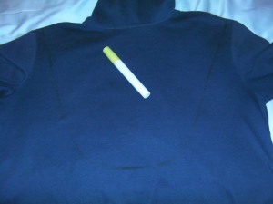 Marking line for dickey